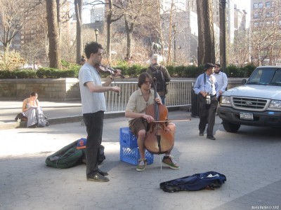 Уличные музыканты