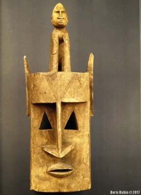 Зооморфная маска, дерево Мали, XVIII - XIX век